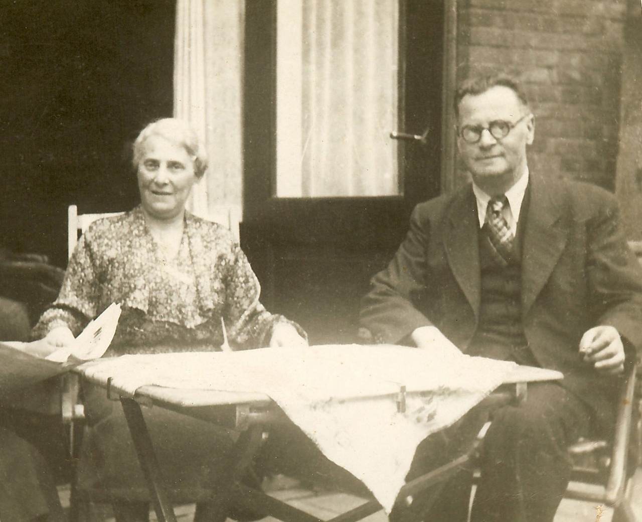 Bertha Louise Herz-Löb en Joseph Herz op onderduikadres