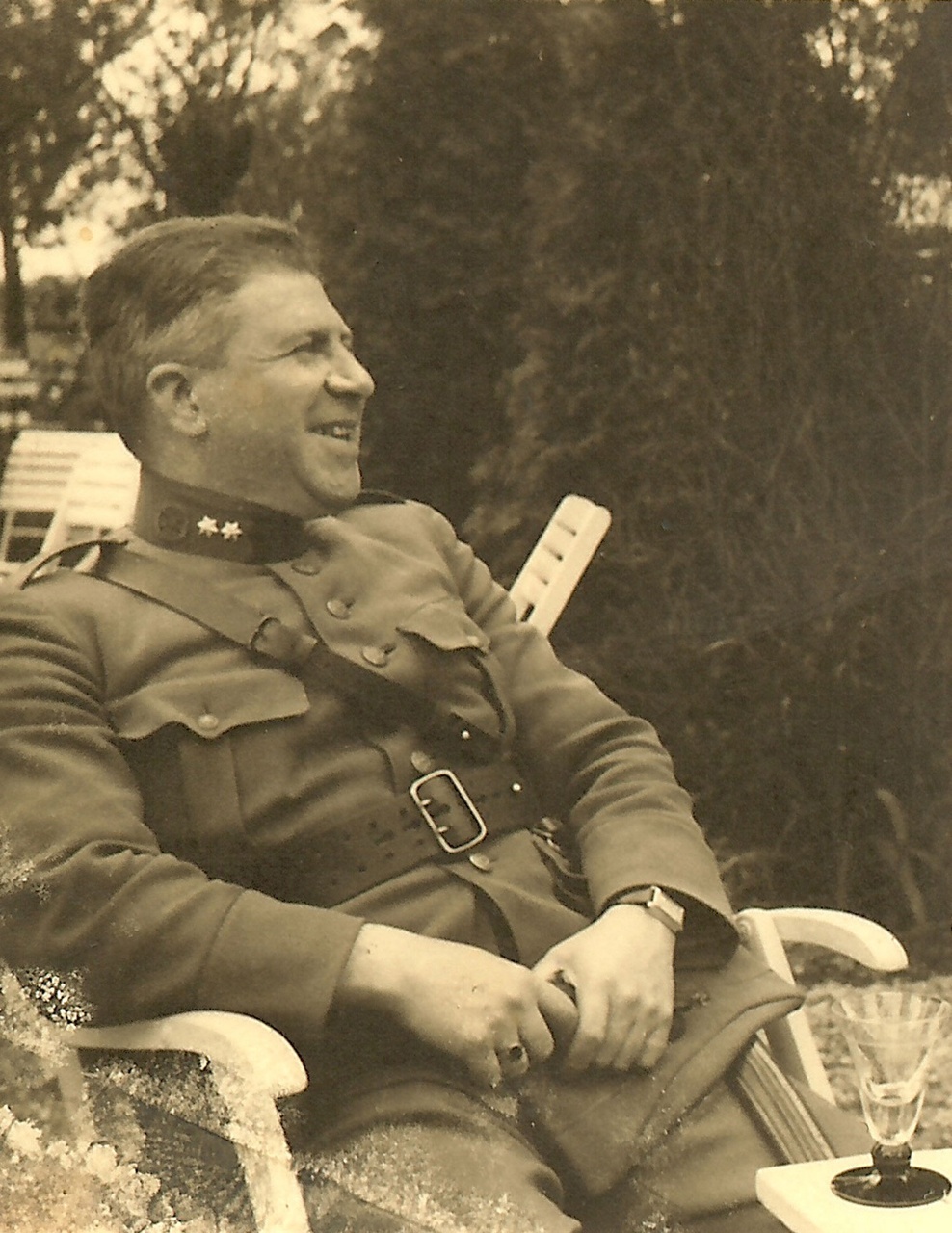 Cesar Hiegentlich als 1e luitenant