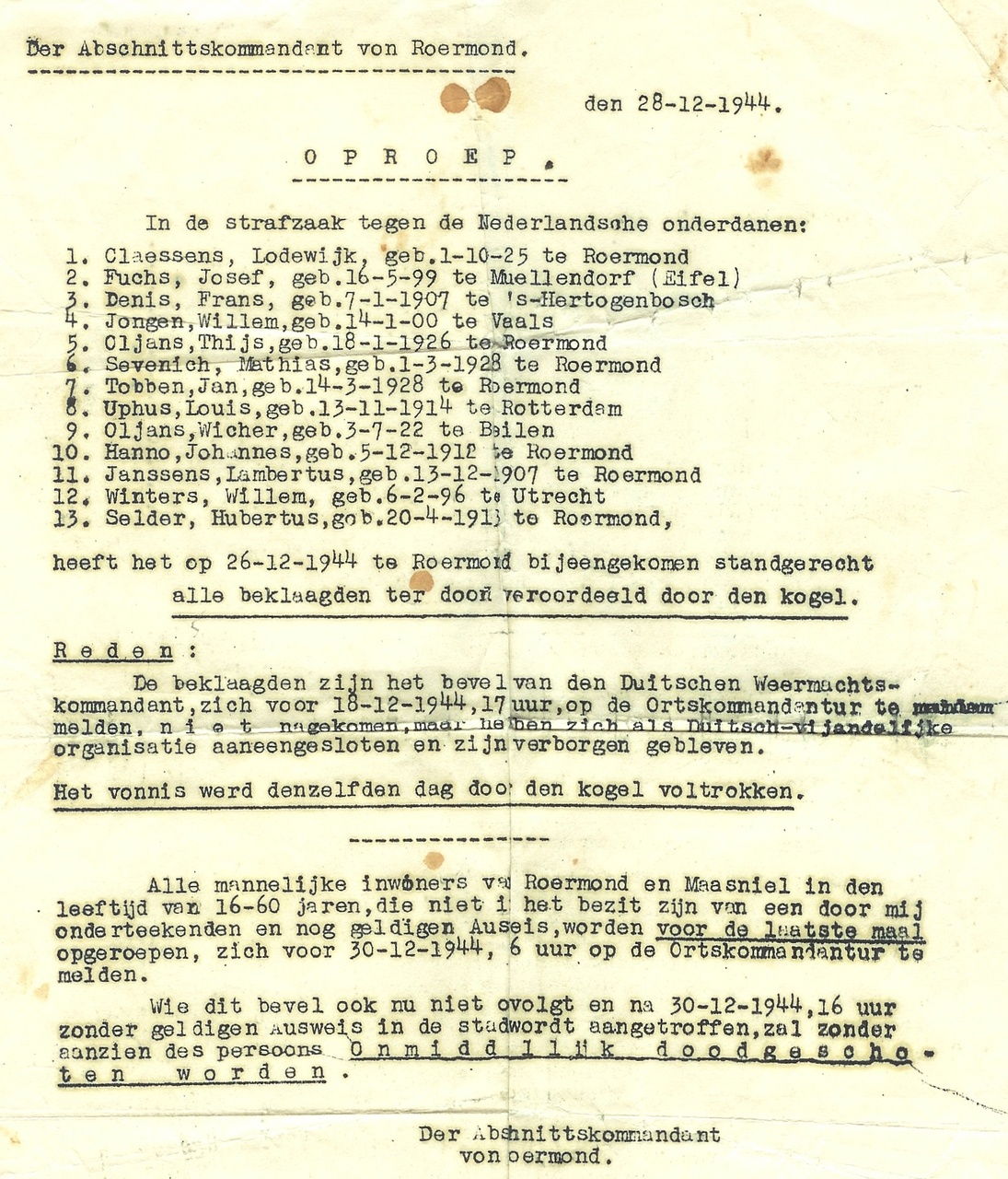 Artikel 18 Oproep van 28 december 1944 (Eric Munnicks).jpg