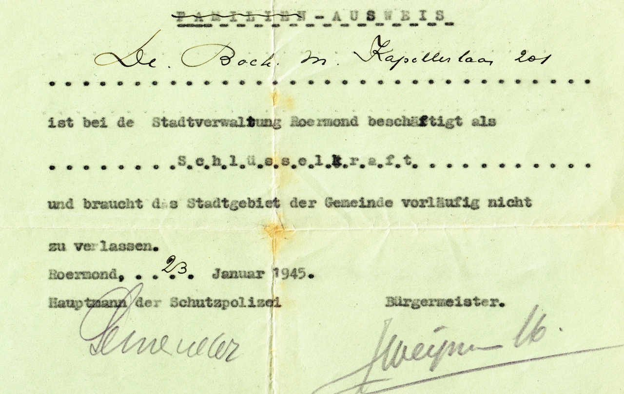 Artikel 20 Ausweis J. de Bock, hoeft voorlopig niet te evacueren (Eric Munnicks).jpg