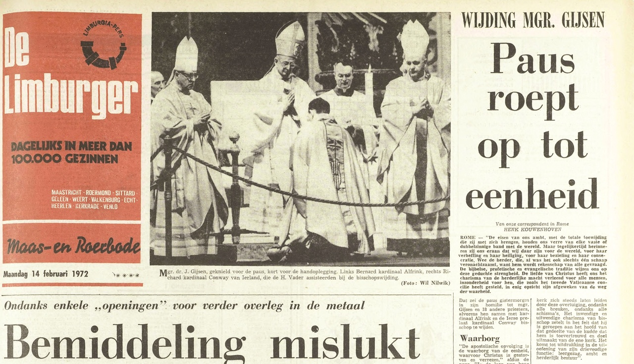 krantenartikel-inwijding-bisschop-gijsen