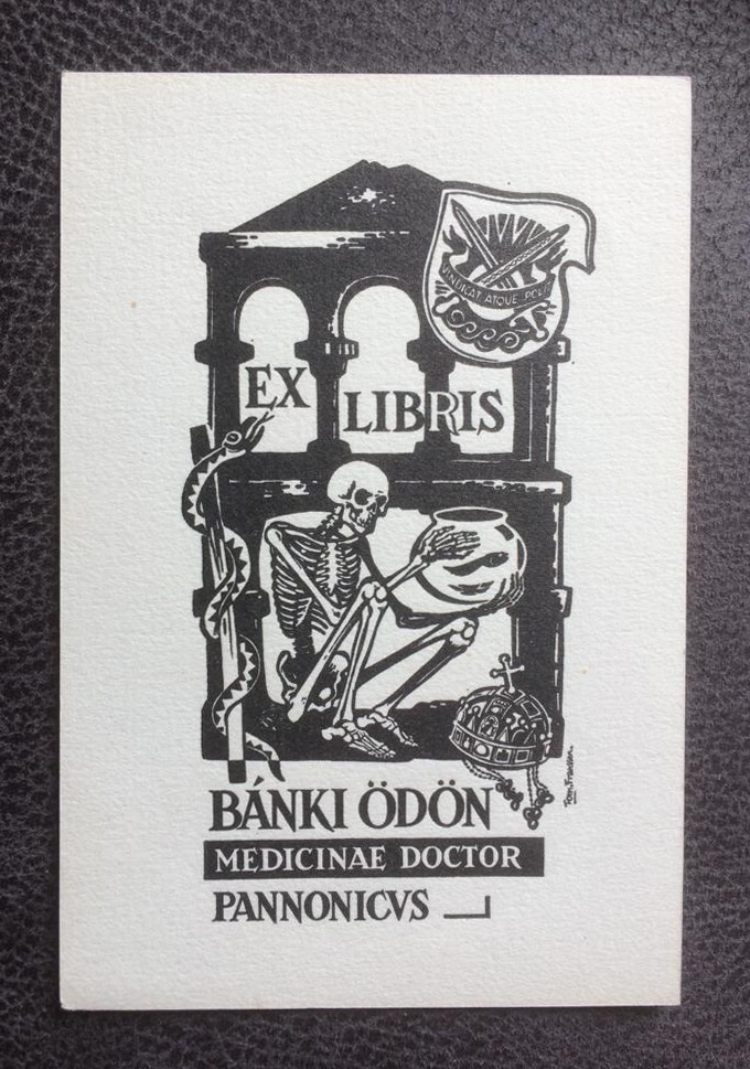 ex libris dokter Banki